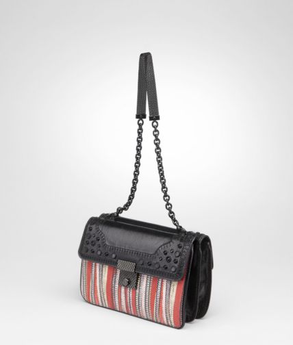 BOTTEGA VENETA - Millerighe Nero Karung Bag