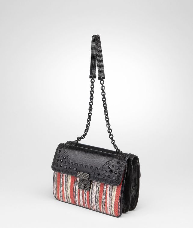 BOTTEGA VENETA - Millerighe Nero Karung Bag