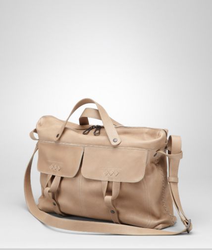 BOTTEGA VENETA - Walnut Sporty Washed Vintage Calf Tote