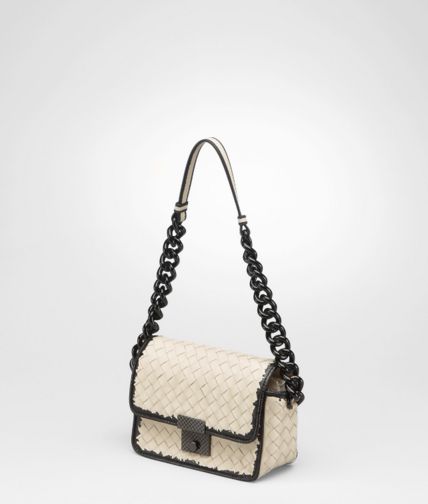 BOTTEGA VENETA - Pearl Intrecciato Nappa Glass Bag