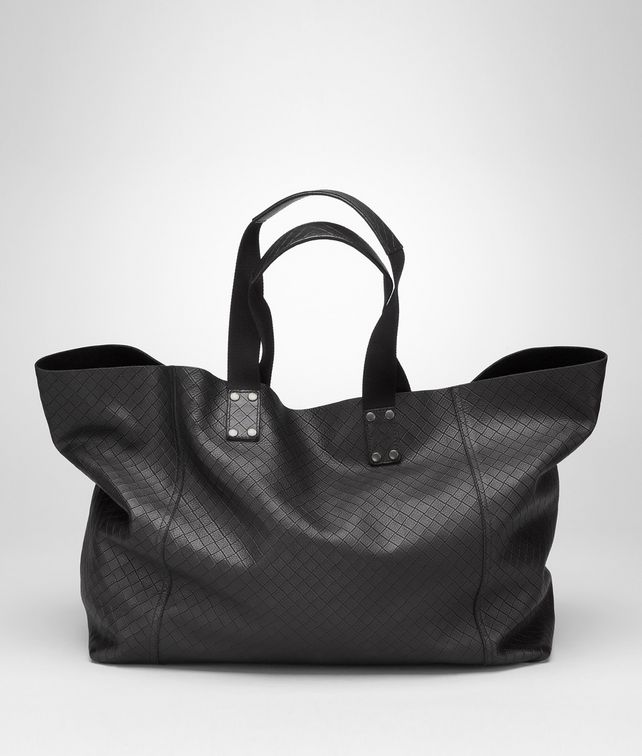 BOTTEGA VENETA Nero Intrecciomirage Lavé Tote Tote Bag U fp