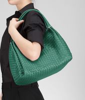 Bottega Veneta® Menthe Intrecciato Nappa Parachute Bag Bottega Veneta® Menthe Intrecciato Nappa Parachute Bag