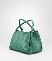 Bottega Veneta® Menthe Intrecciato Nappa Parachute Bag Bottega Veneta® Menthe Intrecciato Nappa Parachute Bag