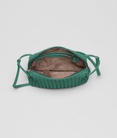 Bottega Veneta® Menthe Intrecciato Nappa Cross Body Bag Bottega Veneta® Menthe Intrecciato Nappa Cross Body Bag
