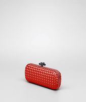 Bottega Veneta® New Red Intreccio Impero Ayers Stretch Knot Bottega Veneta® New Red Intreccio Impero Ayers Stretch Knot