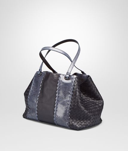 BOTTEGA VENETA - Tourmaline Intrecciato Nappa Ayers Tote