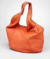 Bottega Veneta® Tangerine Washed Cervo Bag Bottega Veneta® Tangerine Washed Cervo Bag