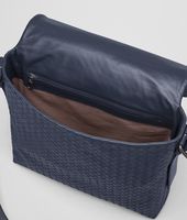 Bottega Veneta® Prusse Intrecciato Light Calf Cross Body Messenger Bottega Veneta® Prusse Intrecciato Light Calf Cross Body Messenger