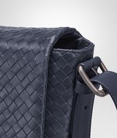 Bottega Veneta® Prusse Intrecciato Light Calf Cross Body Messenger Bottega Veneta® Prusse Intrecciato Light Calf Cross Body Messenger