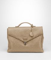 Bottega Veneta® Walnut Intrecciato VN Briefcase Bottega Veneta® Walnut Intrecciato VN Briefcase