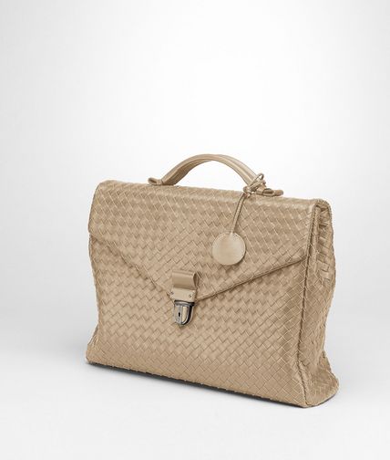 BOTTEGA VENETA - Walnut Intrecciato VN Briefcase