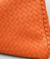 Bottega Veneta® Tangerine Intrecciato Nappa Large Veneta Bottega Veneta® Tangerine Intrecciato Nappa Large Veneta