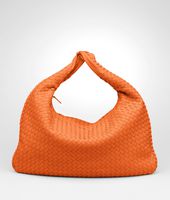 Bottega Veneta® Tangerine Intrecciato Nappa Large Veneta Bottega Veneta® Tangerine Intrecciato Nappa Large Veneta