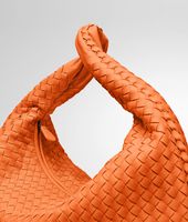Bottega Veneta® Tangerine Intrecciato Nappa Large Veneta Bottega Veneta® Tangerine Intrecciato Nappa Large Veneta