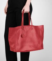 Bottega Veneta® Fraise Intrecciomirage Large Tote Bottega Veneta® Fraise Intrecciomirage Large Tote