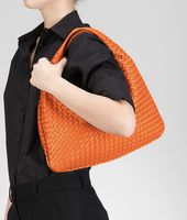 Bottega Veneta® Tangerine Intrecciato Nappa Veneta Bottega Veneta® Tangerine Intrecciato Nappa Veneta
