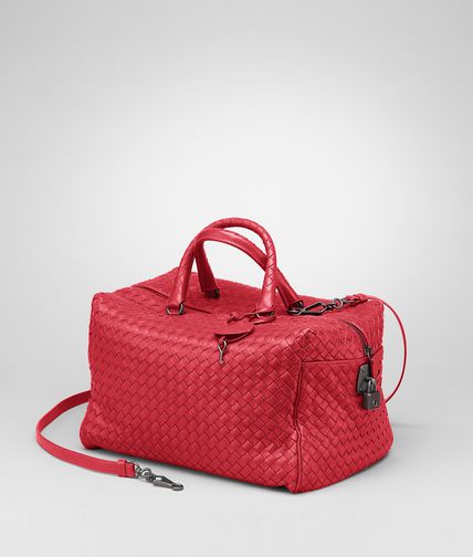 BOTTEGA VENETA - Fraise Intrecciato Nappa Bag