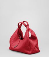 Bottega Veneta® Fraise Intrecciato Nappa Campana Bag Bottega Veneta® Fraise Intrecciato Nappa Campana Bag