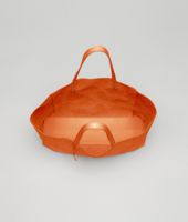 Bottega Veneta® Tangerine Intrecciomirage Intarsio Large Tote Bottega Veneta® Tangerine Intrecciomirage Intarsio Large Tote