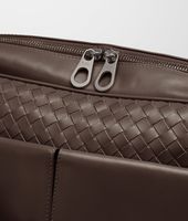 Bottega Veneta® Ebano Intrecciato VN Cross Body Messenger Bottega Veneta® Ebano Intrecciato VN Cross Body Messenger