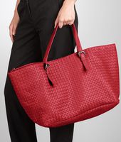 Bottega Veneta® Fraise Intrecciato Nappa Tote Bottega Veneta® Fraise Intrecciato Nappa Tote
