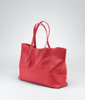 Bottega Veneta® Fraise Intrecciomirage Tote Bottega Veneta® Fraise Intrecciomirage Tote