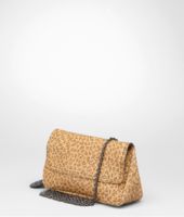 Bottega Veneta® Kleine Messenger Tasche mit Intrecciomirage Kenia Nero Bottega Veneta® Kleine Messenger Tasche mit Intrecciomirage Kenia Nero