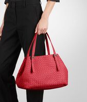 Bottega Veneta® Fraise Intrecciato Nappa Tote Bottega Veneta® Fraise Intrecciato Nappa Tote
