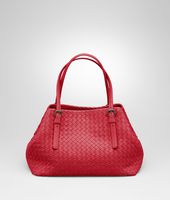 Bottega Veneta® Fraise Intrecciato Nappa Tote Bottega Veneta® Fraise Intrecciato Nappa Tote