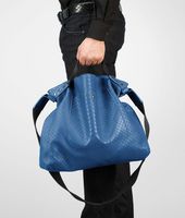 Bottega Veneta® Électrique Intrecciomirage Lavé Cross Body Messenger Bottega Veneta® Électrique Intrecciomirage Lavé Cross Body Messenger