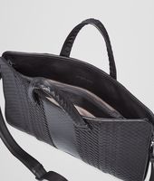Bottega Veneta® Nero Intreccio Imperatore Briefcase Bottega Veneta® Nero Intreccio Imperatore Briefcase
