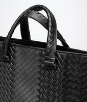 Bottega Veneta® Nero Intreccio Imperatore Briefcase Bottega Veneta® Nero Intreccio Imperatore Briefcase