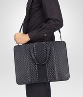 Bottega Veneta® Nero Intreccio Imperatore Briefcase Bottega Veneta® Nero Intreccio Imperatore Briefcase