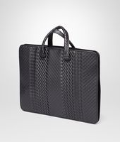Bottega Veneta® Nero Intreccio Imperatore Briefcase Bottega Veneta® Nero Intreccio Imperatore Briefcase
