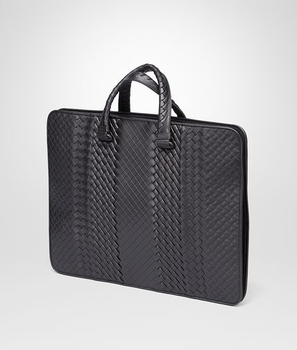 BOTTEGA VENETA - Nero Intreccio Imperatore Briefcase