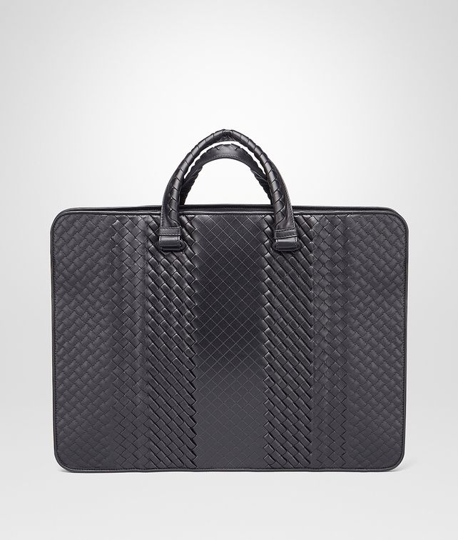 BOTTEGA VENETA BORSA BUSINESS IN INTRECCIO IMPERATORE NERO Borsa Business U fp