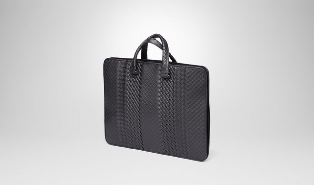 BOTTEGA VENETA - Nero Intreccio Imperatore Briefcase
