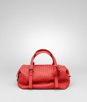 Bottega Veneta® New Red Intrecciato Nappa Montaigne Bag Bottega Veneta® New Red Intrecciato Nappa Montaigne Bag