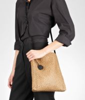 Bottega Veneta® Kenya Nero Intrecciomirage Cross Body Bag Bottega Veneta® Kenya Nero Intrecciomirage Cross Body Bag