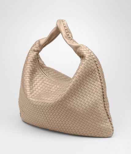 BOTTEGA VENETA - Walnut Intrecciato Nappa Maxi Veneta