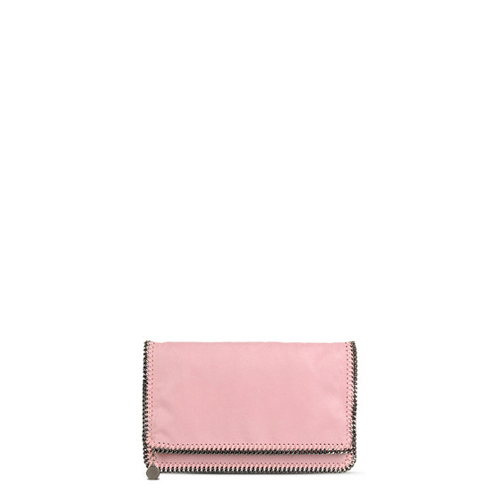 Stella McCartney, Clutch Falabella Fold Over en Shaggy Deer