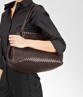 Bottega Veneta® Ebano Intrecciato Nappa Tote Bottega Veneta® Ebano Intrecciato Nappa Tote