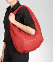 Bottega Veneta® New Red Washed Cervo Bag Bottega Veneta® New Red Washed Cervo Bag