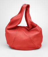 Bottega Veneta® New Red Washed Cervo Bag Bottega Veneta® New Red Washed Cervo Bag
