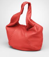 Bottega Veneta® New Red Washed Cervo Bag Bottega Veneta® New Red Washed Cervo Bag