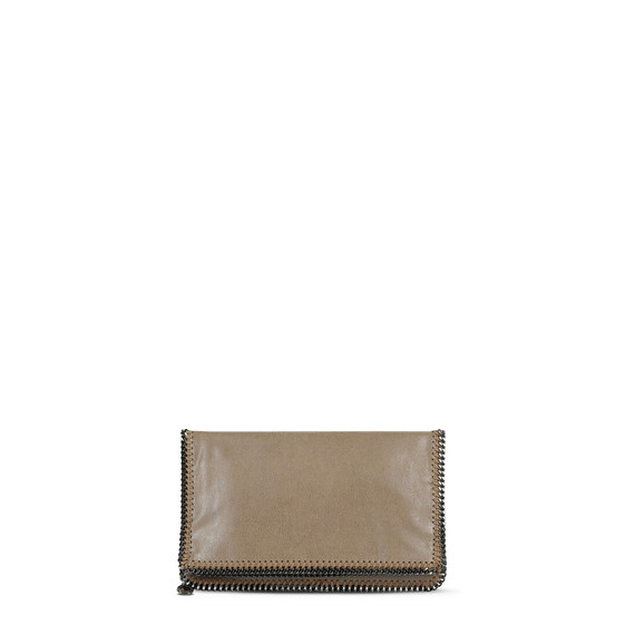 Stella McCartney, Faltbare Clutch Falabella aus Chamois