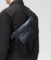 Bottega Veneta® Prusse Intrecciato Light Calf Belt Bag Bottega Veneta® Prusse Intrecciato Light Calf Belt Bag