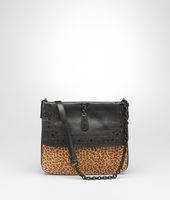 Bottega Veneta® Kenya Nero Pony Madras Heritage Mirror Bag Bottega Veneta® Kenya Nero Pony Madras Heritage Mirror Bag