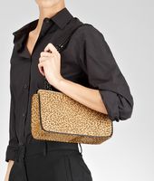 Bottega Veneta® Kenya Nero Pony Madras Heritage Mirror Bag Bottega Veneta® Kenya Nero Pony Madras Heritage Mirror Bag