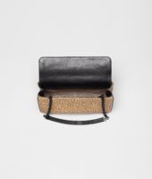 Bottega Veneta® Kenya Nero Pony Madras Heritage Mirror Bag Bottega Veneta® Kenya Nero Pony Madras Heritage Mirror Bag